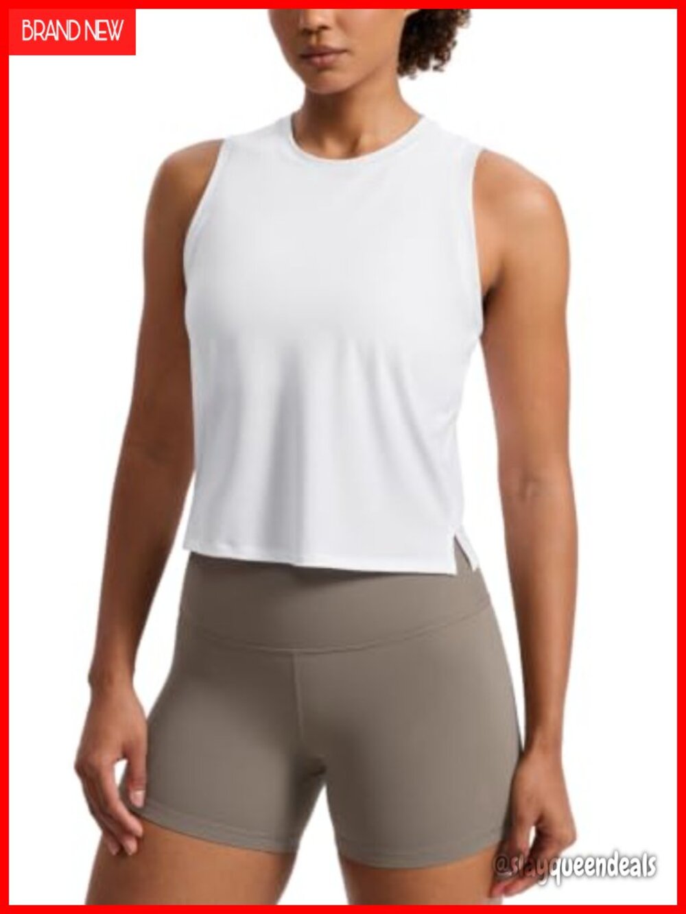 Quick Dry Racerback Crop Tank Top Moisture Wicking Workout Gym Yoga